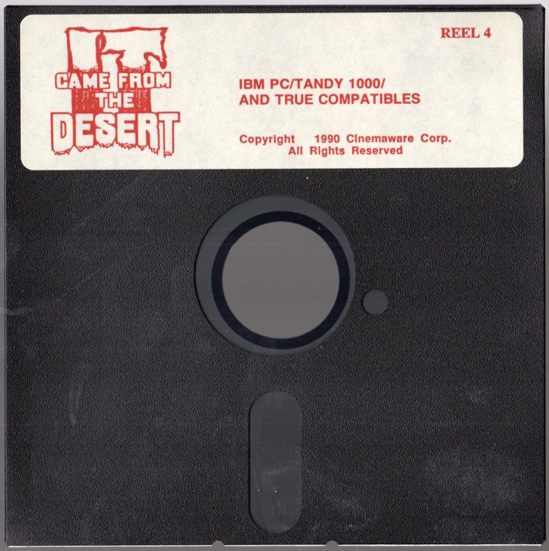 Media for It Came from the Desert (DOS) (5.25" Release): Disk 4