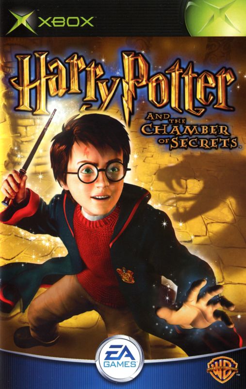 Manual for Harry Potter and the Chamber of Secrets (Xbox) (European release): Front