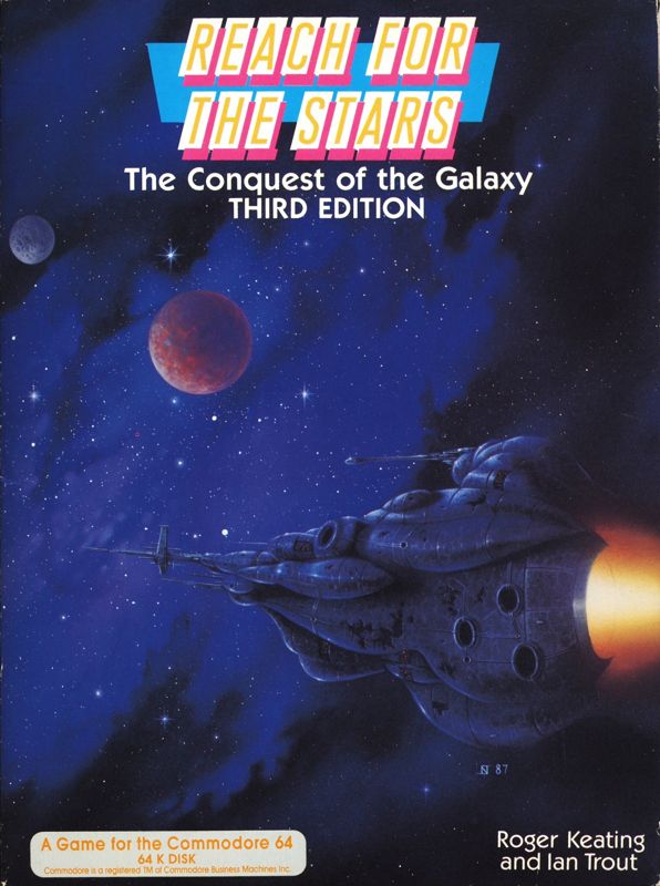 Front Cover for Reach for the Stars: The Conquest of the Galaxy - Third Edition (Commodore 64)
