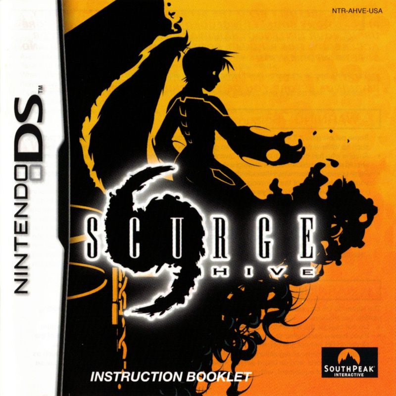 Manual for Scurge: Hive (Nintendo DS): Front