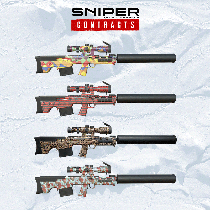 Front Cover for Sniper: Ghost Warrior - Contracts: Positive Vibes Weapon Skin Pack (PlayStation 4) (download release)