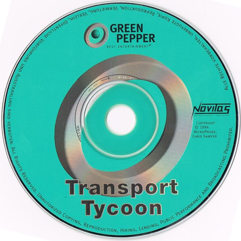 Media for Transport Tycoon (DOS) (Green Pepper release)