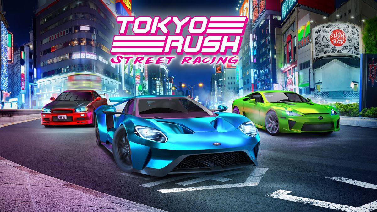 Front Cover for Tokyo Rush: Street Racing (Nintendo Switch) (download release)