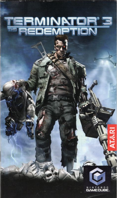 Manual for Terminator 3: The Redemption (GameCube): Front