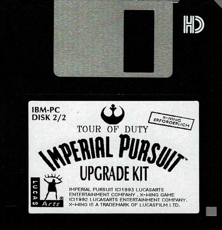 Media for Star Wars: X-Wing - Imperial Pursuit (DOS) (Complete German release): Disk 2