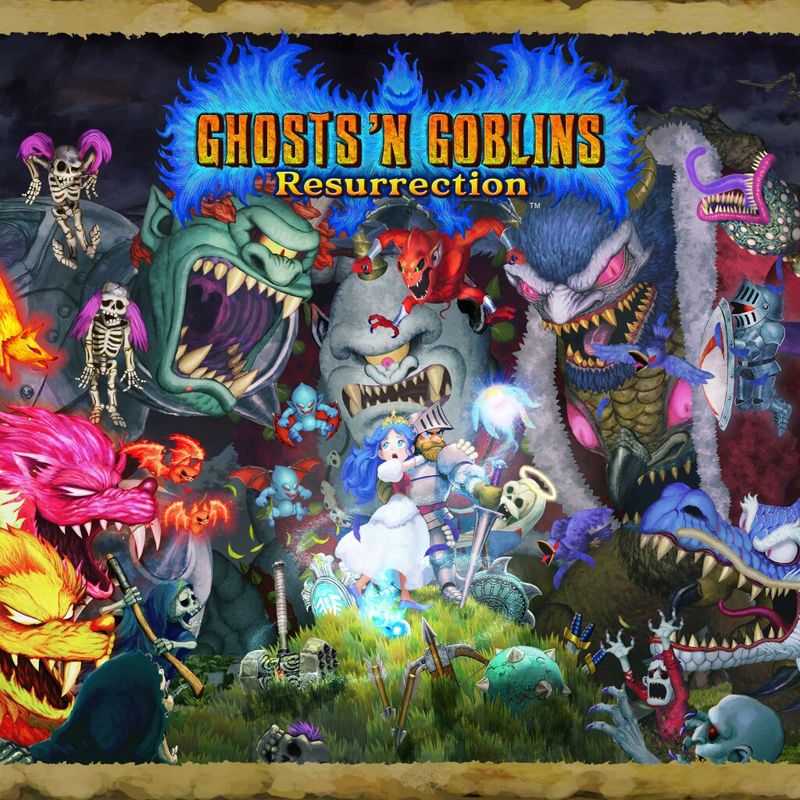 Front Cover for Ghosts 'n Goblins: Resurrection (PlayStation 4) (download release)