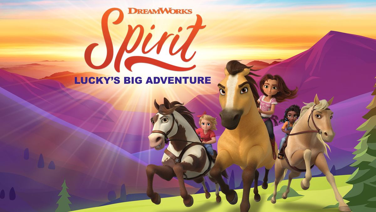 Front Cover for DreamWorks Spirit: Lucky's Big Adventure (Nintendo Switch) (download release)