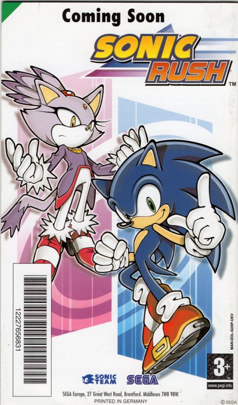 Sonic Gems Collection cover or packaging material - MobyGames