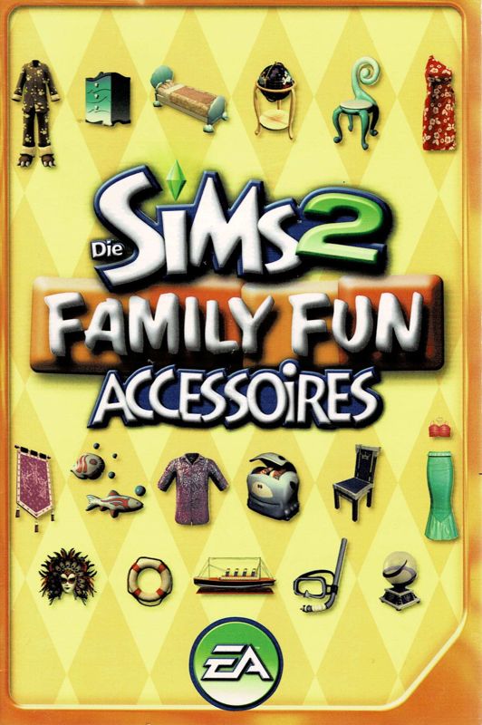 Manual for The Sims 2: Family Fun Stuff (Windows): Front