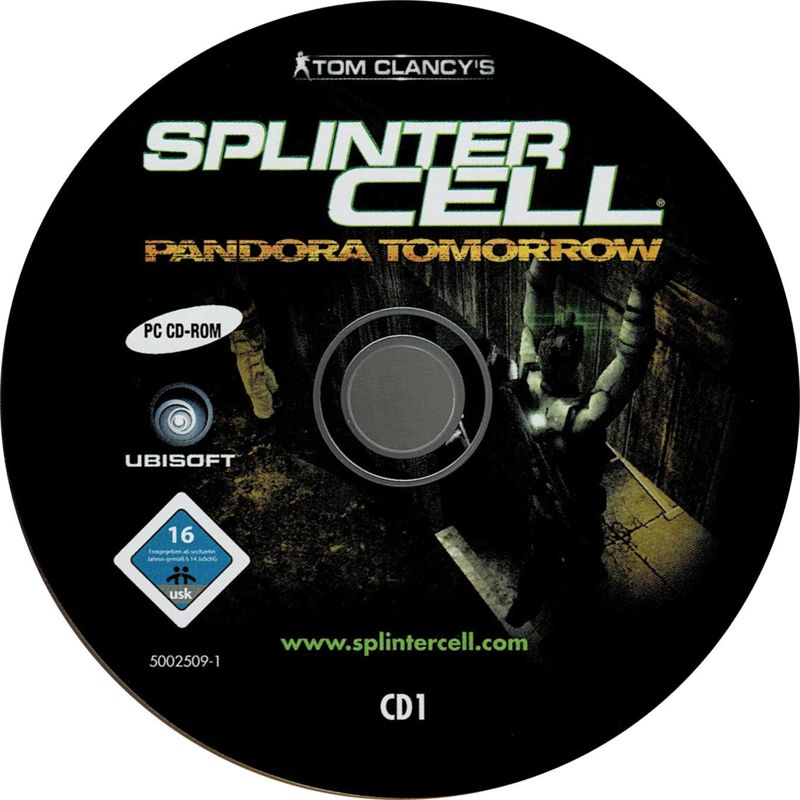 Media for Tom Clancy's Splinter Cell: Pandora Tomorrow (Windows): Disc 1