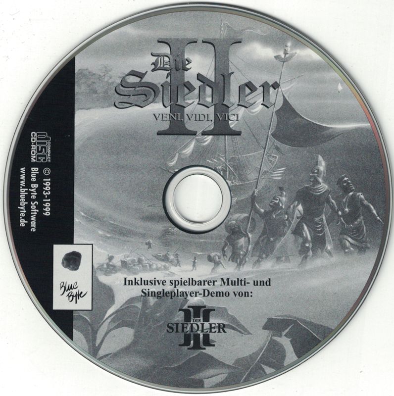 Media for The Settlers II: Veni, Vidi, Vici (DOS) (Software Pyramide release)