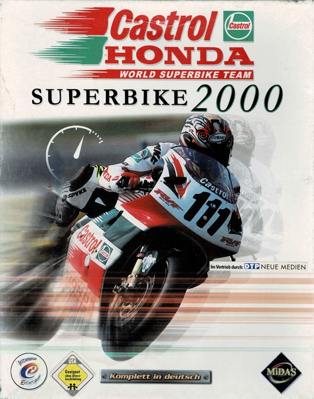 Front Cover for Castrol Honda Superbike 2000 (Windows)