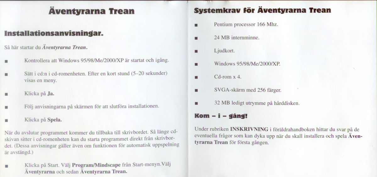Manual for ClueFinders: 3rd Grade Adventures (Windows): Inside Full - Technical Specifications