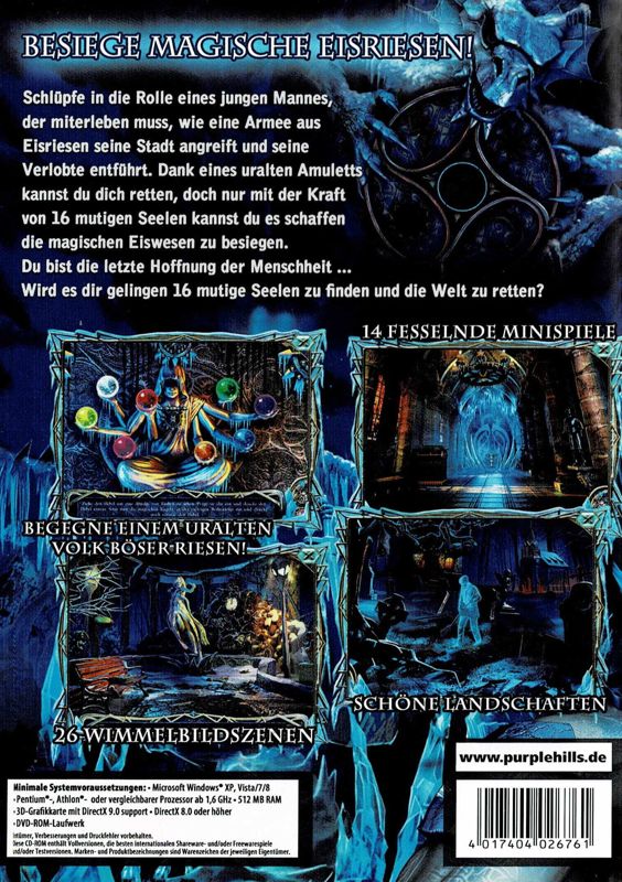 Back Cover for Insane Cold: Back to the Ice Age (Windows) (Purple Hills release)