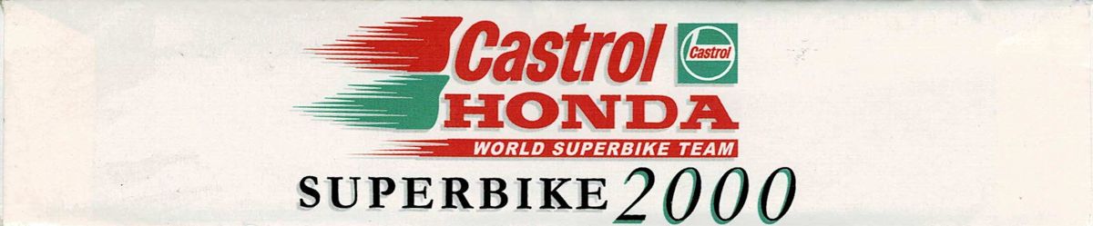 Spine/Sides for Castrol Honda Superbike 2000 (Windows): Top