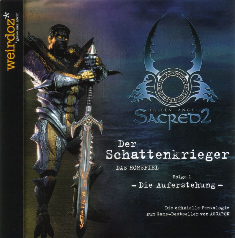 Extras for Sacred 2: Fallen Angel (Collector's Edition) (Xbox 360): Audiobook - Sleeve - Front