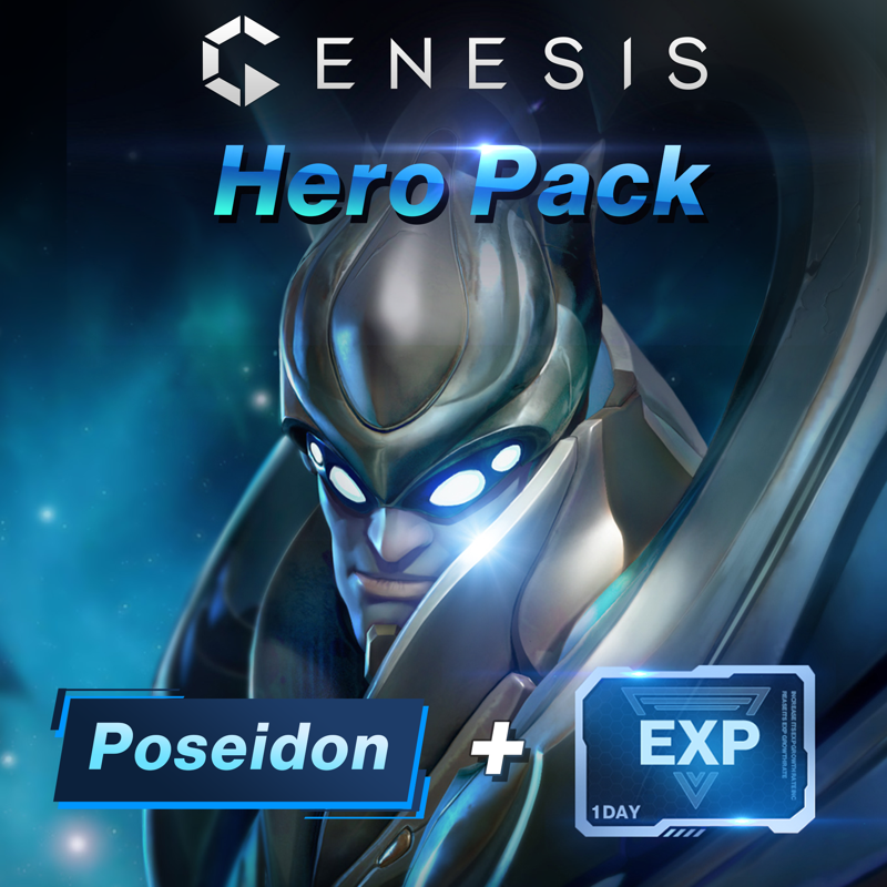 Front Cover for Genesis: Hero Pack - Poseidon + EXP (PlayStation 4) (download release)
