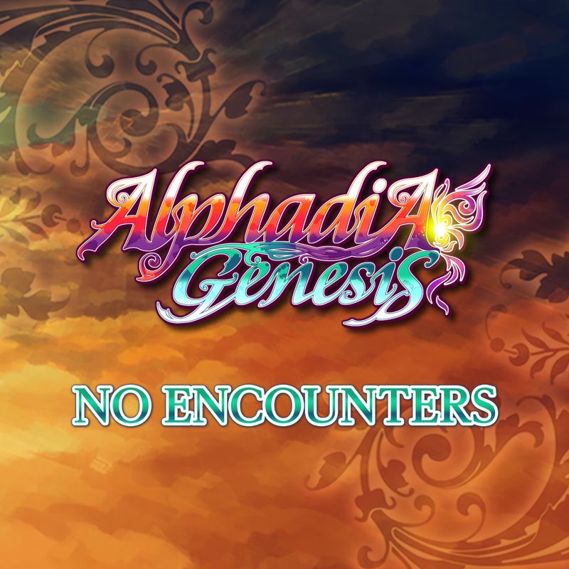 Front Cover for Alphadia Genesis: No Encounters (PlayStation 4 and PlayStation 5) (download release)