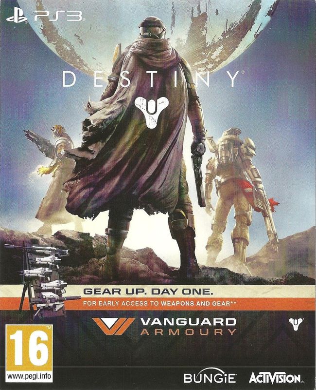 Other for Destiny (Vanguard Armoury Edition) (PlayStation 3): Vanguard Armoury Card - Front