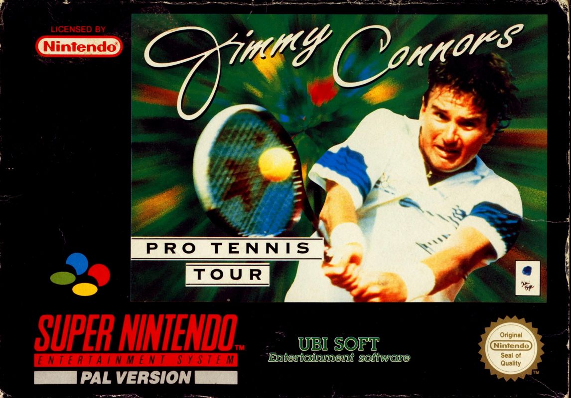 Front Cover for Jimmy Connors Pro Tennis Tour (SNES)