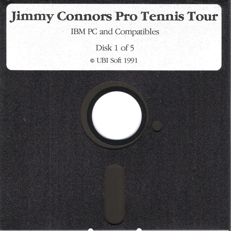 Media for Jimmy Connors Pro Tennis Tour (DOS) (5.25" Release): Disk (1/5)