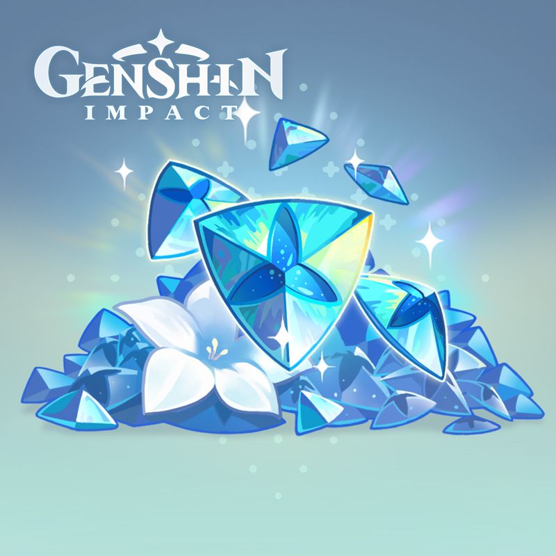 Genshin Impact: 3,280 Genesis Crystals cover or packaging material ...