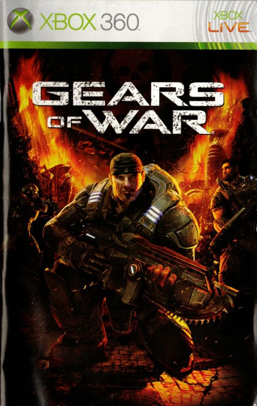 Manual for Gears of War (Xbox 360): Front