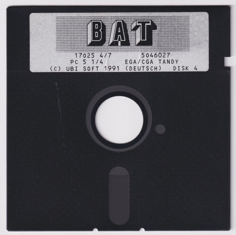Media for B.A.T. (DOS) (German EGA version): Disk 4