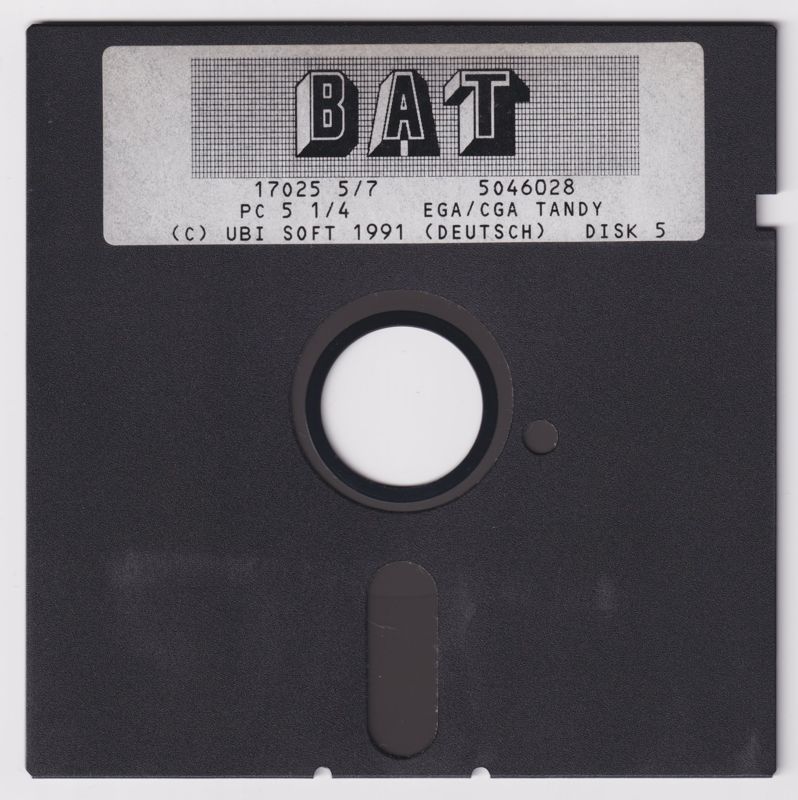 Media for B.A.T. (DOS) (German EGA version): Disk 5