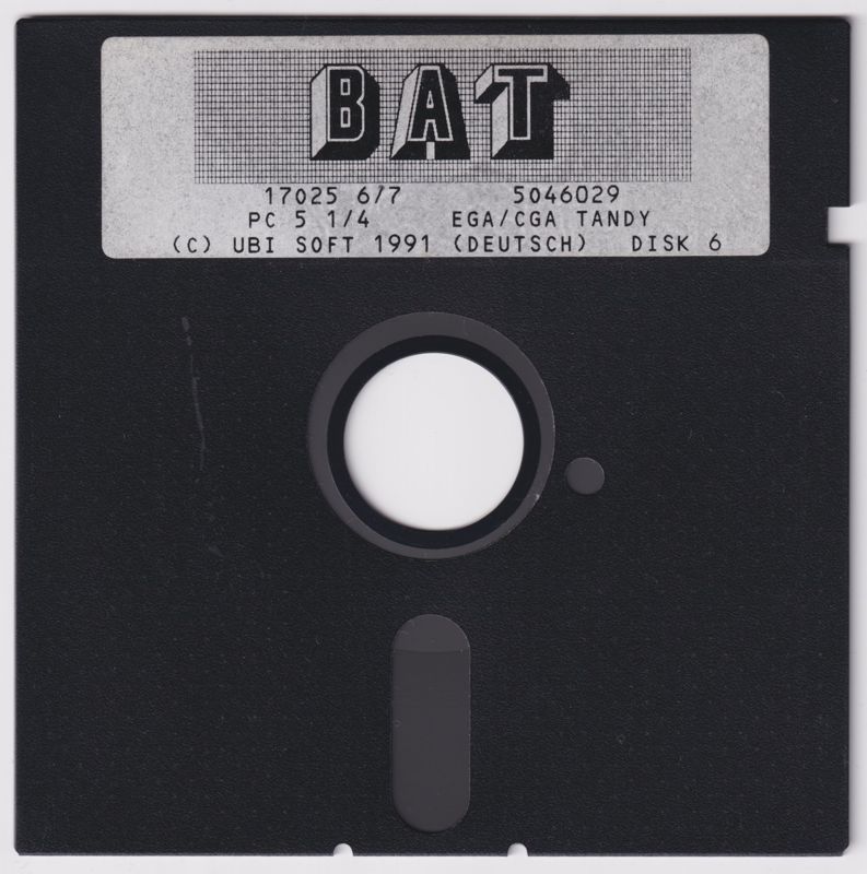 Media for B.A.T. (DOS) (German EGA version): Disk 6