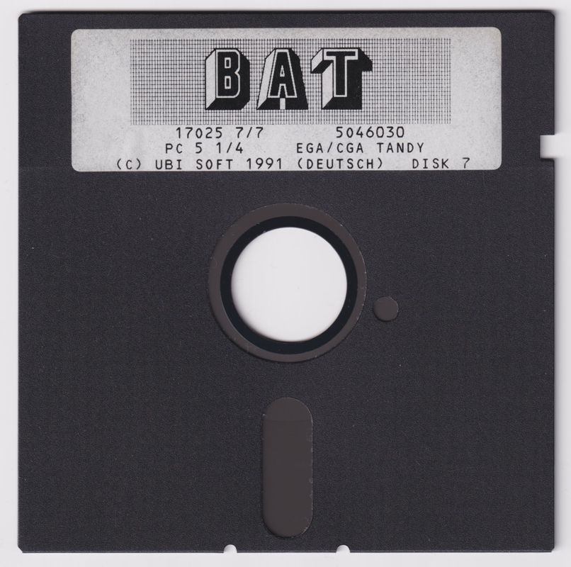 Media for B.A.T. (DOS) (German EGA version): Disk 7
