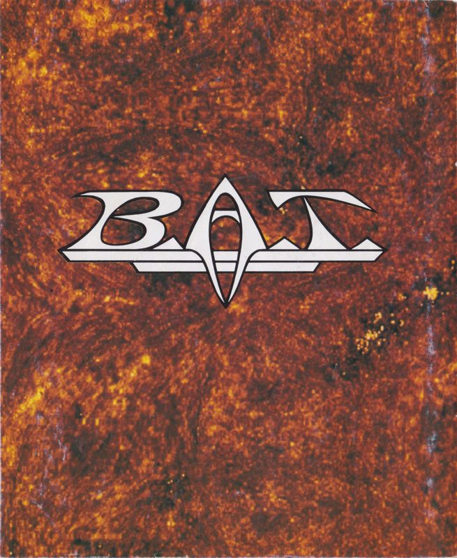 Manual for B.A.T. (DOS) (German EGA version): Story Manual Back