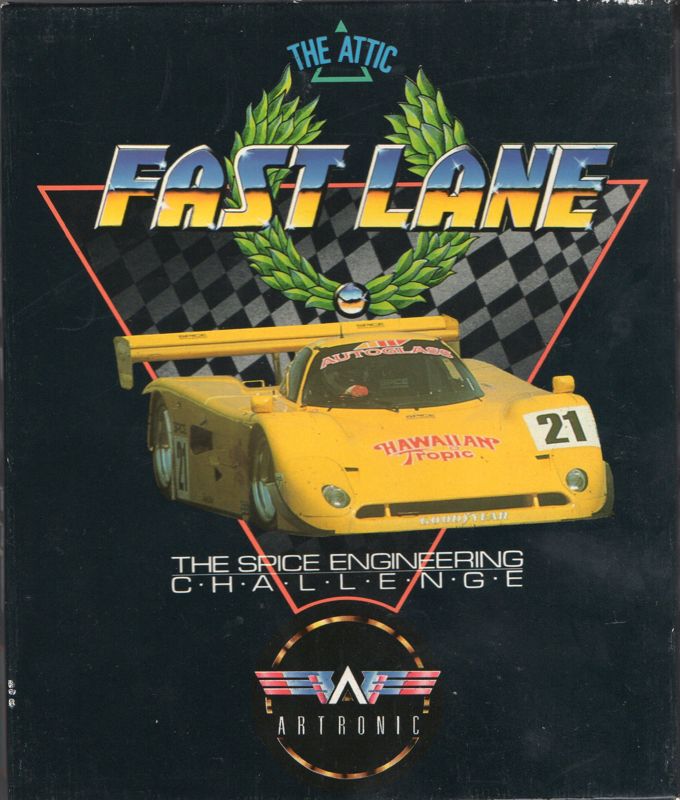 Front Cover for Fast Lane! The Spice Engineering Challenge (Atari ST)