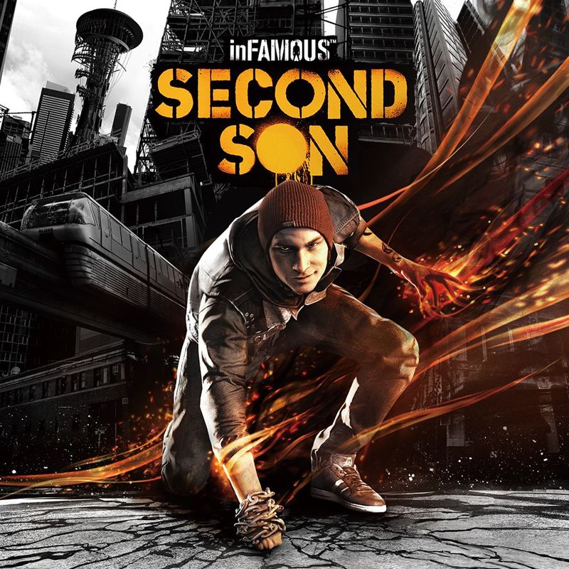Front Cover for inFAMOUS: Second Son (PlayStation 4) (PSN release)