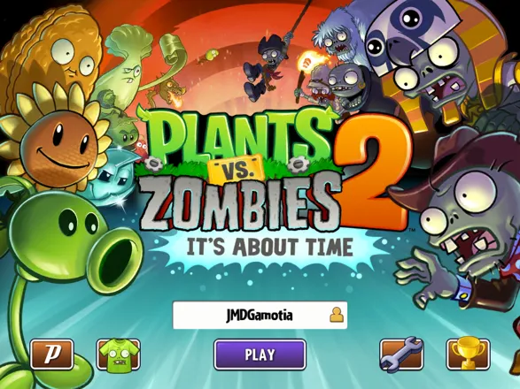 Plants vs. Zombies 2: It's About Time cover or packaging material -  MobyGames