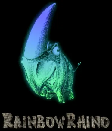 Rainbow Rhino logo