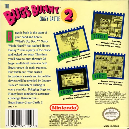 BUGS BUNNY CRAZY CASTLE 2 - NINTENDO GAMEBOY - GAME ONLY