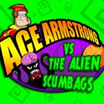 постер игры Ace Armstrong Vs. The Alien Scumbags