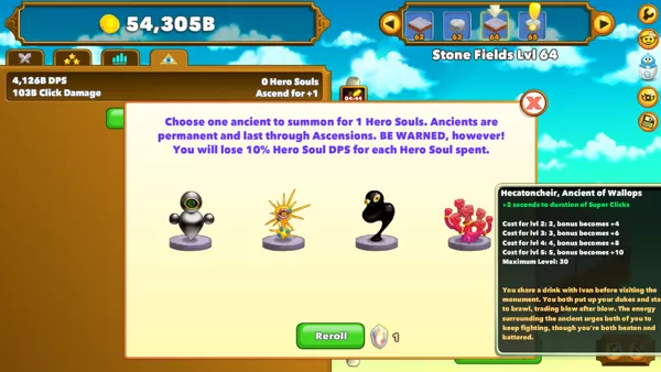 Clicker Heroes on PS4 — price history, screenshots, discounts • USA