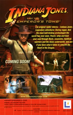 Indiana Jones and the Emperor's Tomb (Video Game 2003) - IMDb