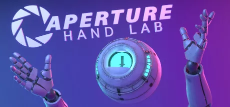 постер игры Aperture Hand Lab