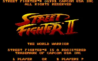 Street Fighter II: The World Warrior arcade Ryu Gameplay