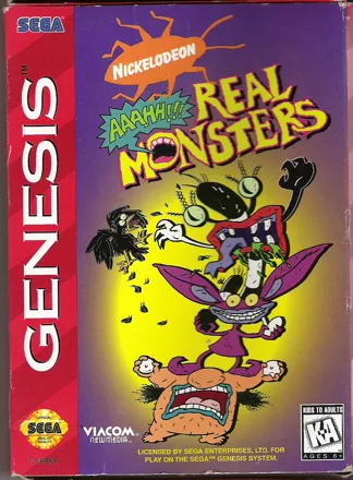 постер игры Nickelodeon: Aaahh!!! Real Monsters