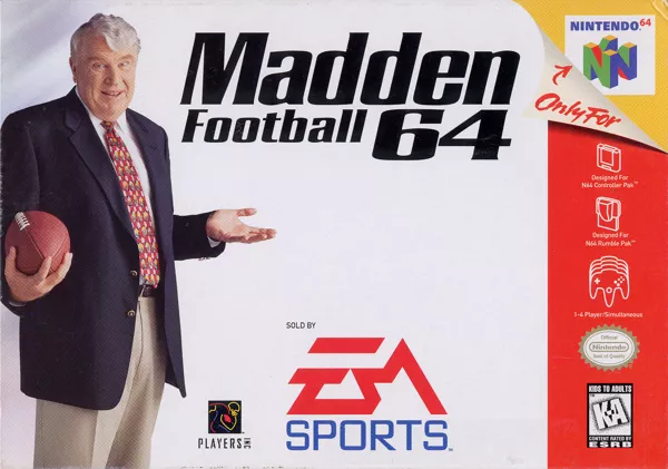 постер игры Madden Football 64