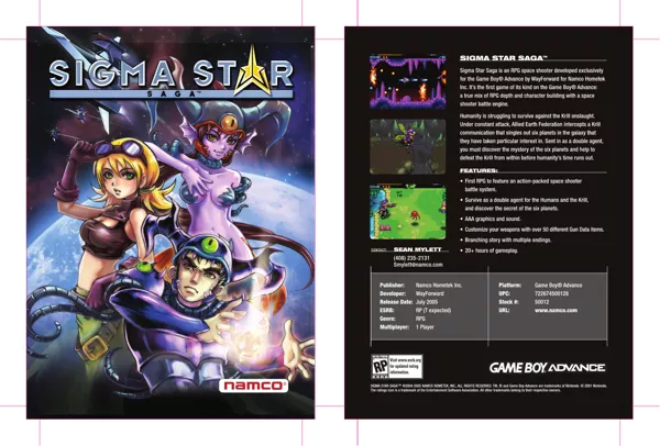 Sigma Star Saga (2005) - MobyGames