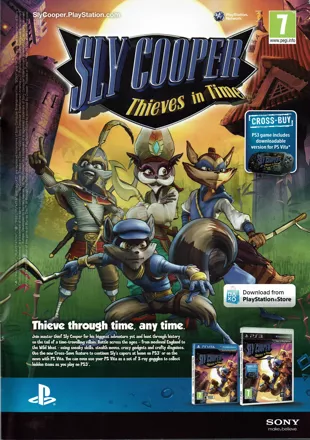 Sly Cooper: Thieves in Time (Sony PlayStation 3, 2013) for sale online