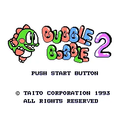 Cartucho de jogo para console de videogame, Bubble Bobble ou Bubble Bobble  Part, 2-72 pinos