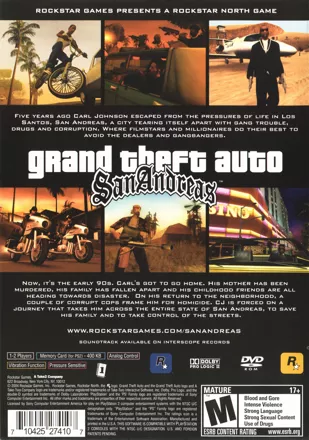 Grand Theft Auto: San Andreas PlayStation 2 Box Art Cover by TheQuickTech