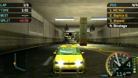 Need for Speed Underground Rivals PPSSPP Gameplay Glitchy Full HD / 60FPS 