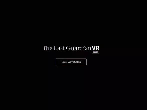 The Last Guardian™ VR Demo